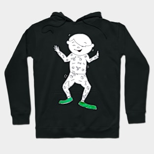 Cute Boy Dancing in Pajamas Hoodie